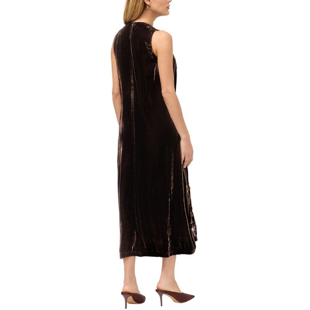 Johnny Was Womens Carminia Silk-Blend Tank Dress - Picture 2 of 4